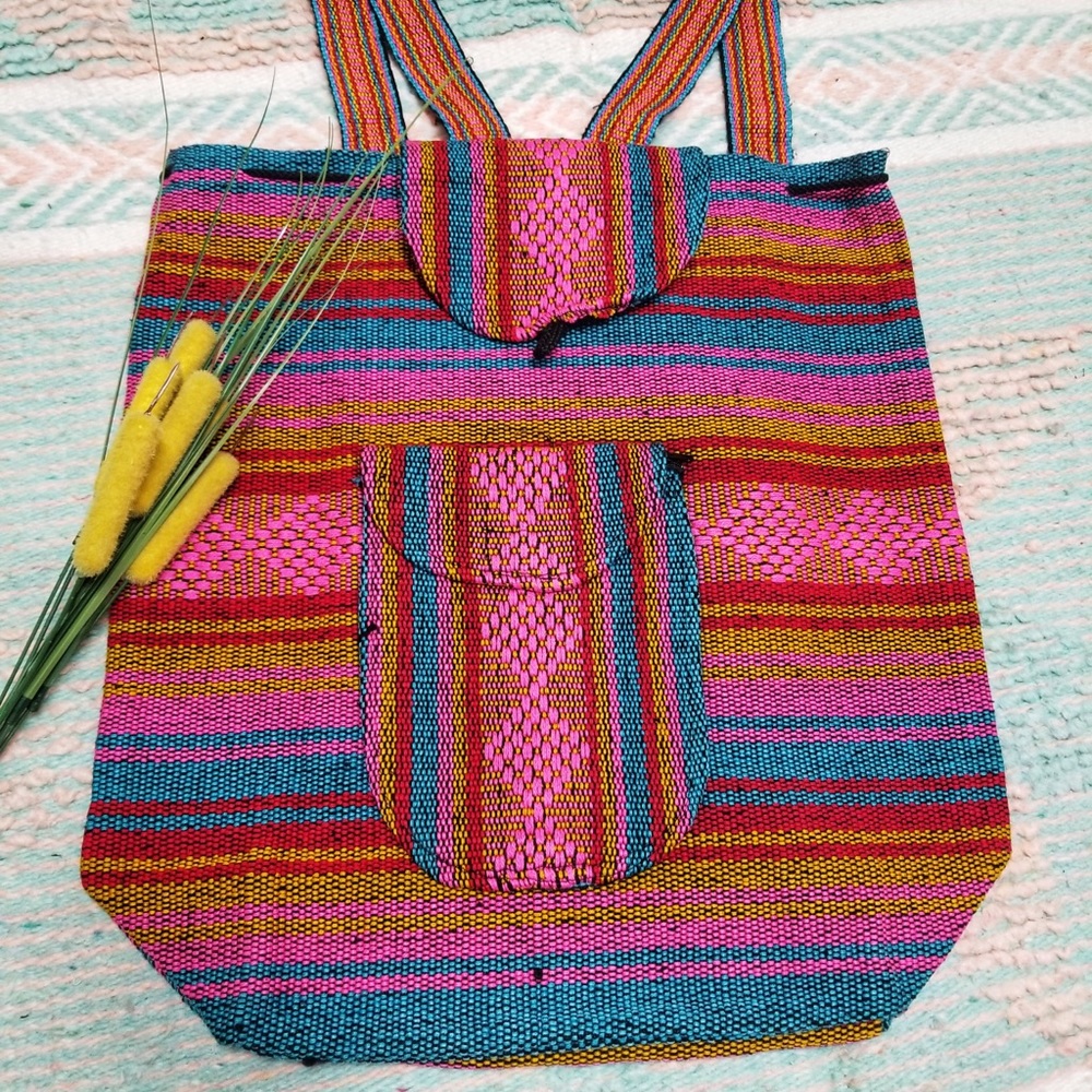 Woven Baja Backpack 🎒